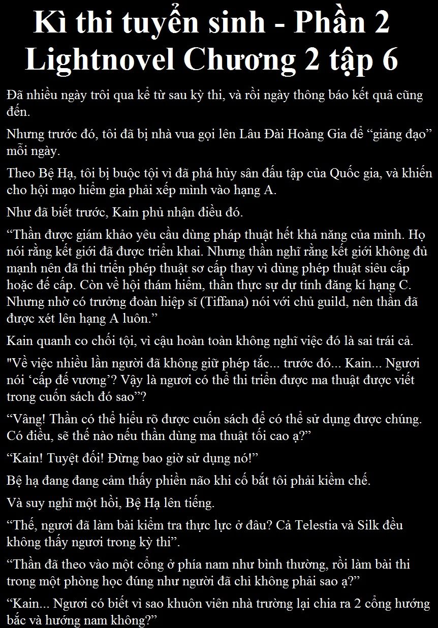 Kẻ Bất Bình Thường Ở Dị Giới - Chapter 21